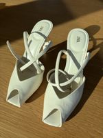 Zara Absatzschuhe, weiss, Gr. 38
