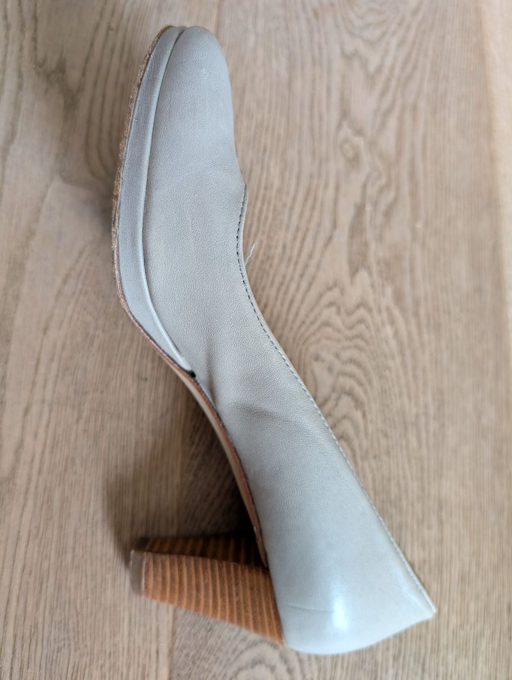Scarpe da donna: Elegante COLONYS Lederschuhe, hellgrau, Grösse 36 – Usato da Zürich venduto da kein-design 3