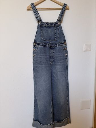 Jeanslatzhose