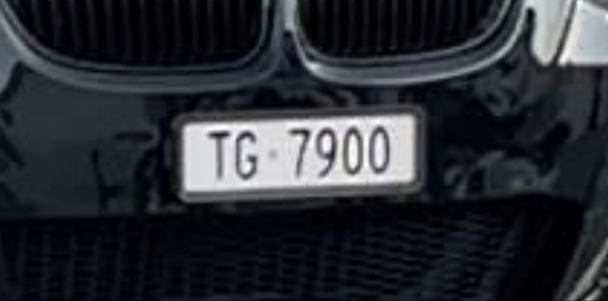Insegne: TG 7900 Kontrollschild - Langformat – Usato da Sulgen venduto da edo_2lt9
