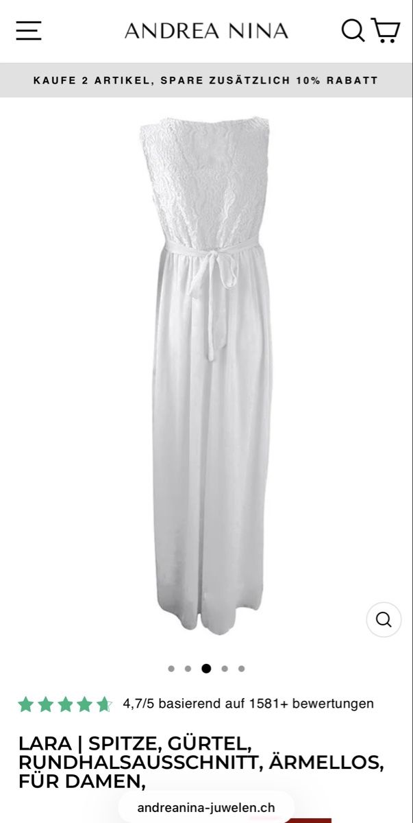 Kleider: Spitzenkleid, M/L – Neu und originalverpackt aus Mosnang von pic_h88l 1
