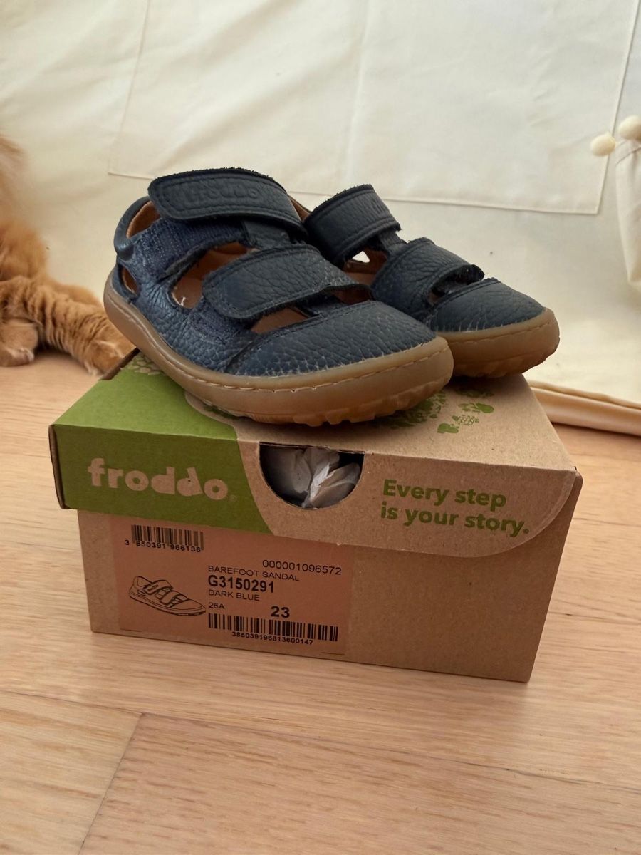 Froddo Scarpe per ragazzi: Froddo Barefoot Sandalen dunkelblau Gr 23 – Usato da Pratteln venduto da phi_2b8n 4