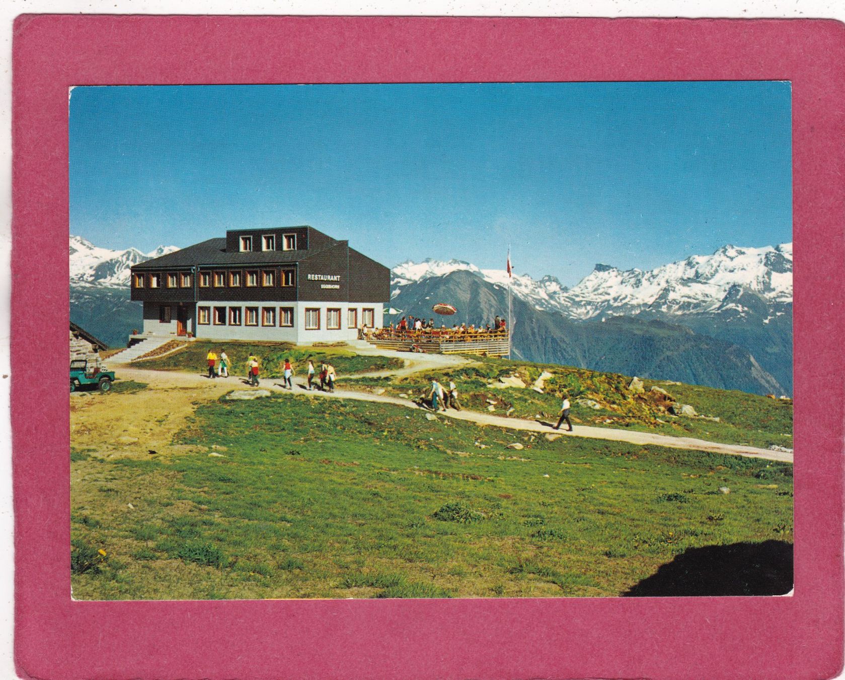 Cartoline postali: Fiesch Kühboden Restaurant Eggishorn – Usato da Herisau venduto da Lisegrat2008