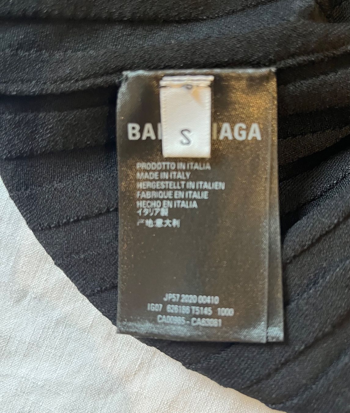 Balenciaga Top: BALENCIAGA, top col roulé noir – Usato da Genève venduto da dachaw 4