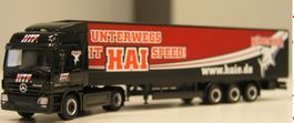 1:87 Herpa Mercedes Benz Sattelzug Kölner Haie PC Modell