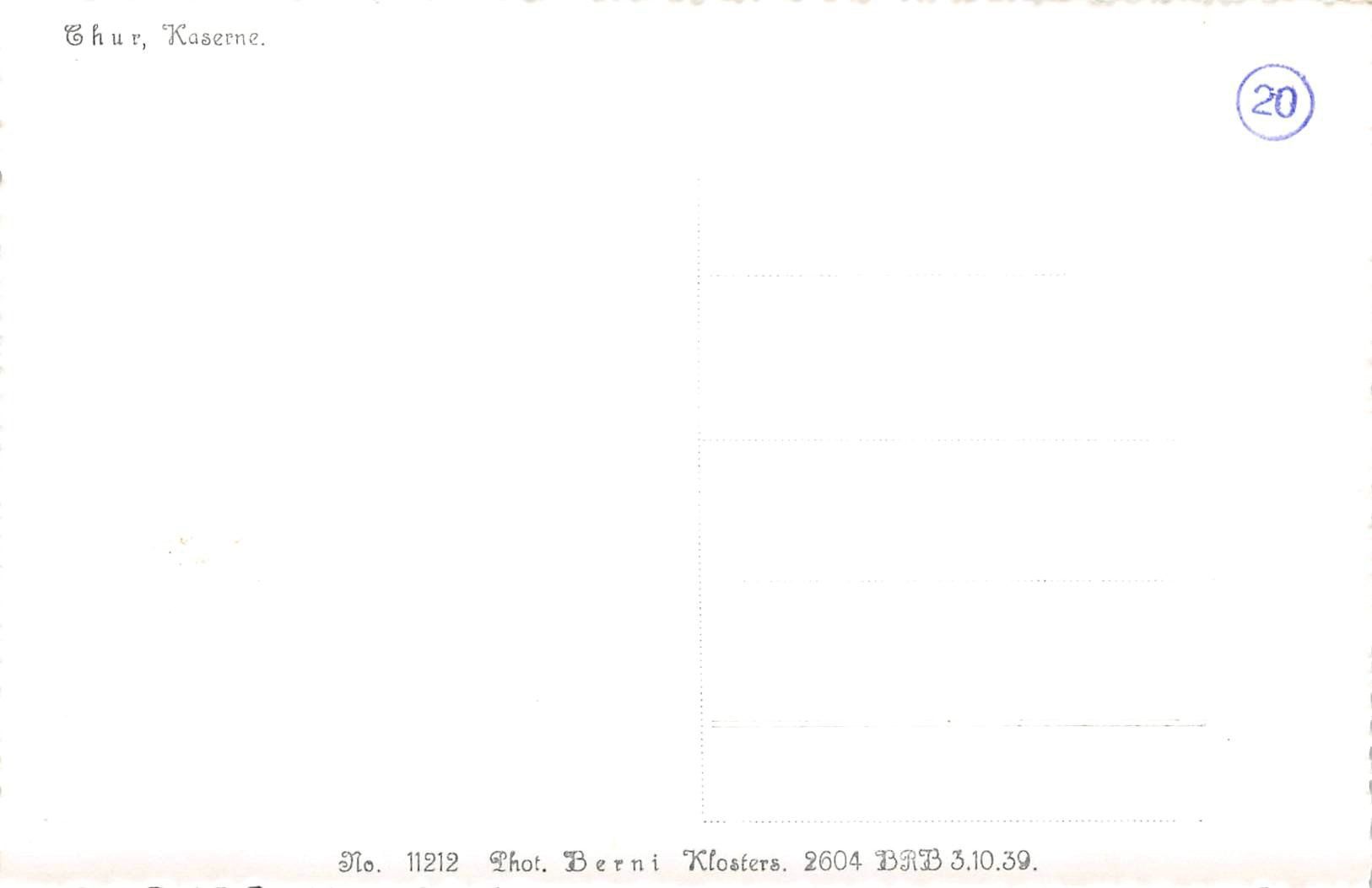 Cartoline postali: 2x Chur – Usato da Ottikon b.Kemptth. venduto da Neptun1974 1
