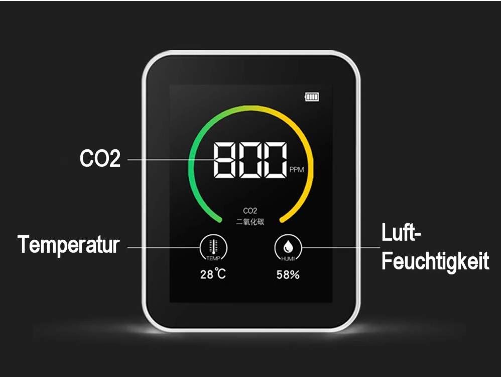 Misurare: CO2-Messgerät für Luftqualität – Nuovo e nell'imballaggio originale da Giubiasco venduto da softmail 5