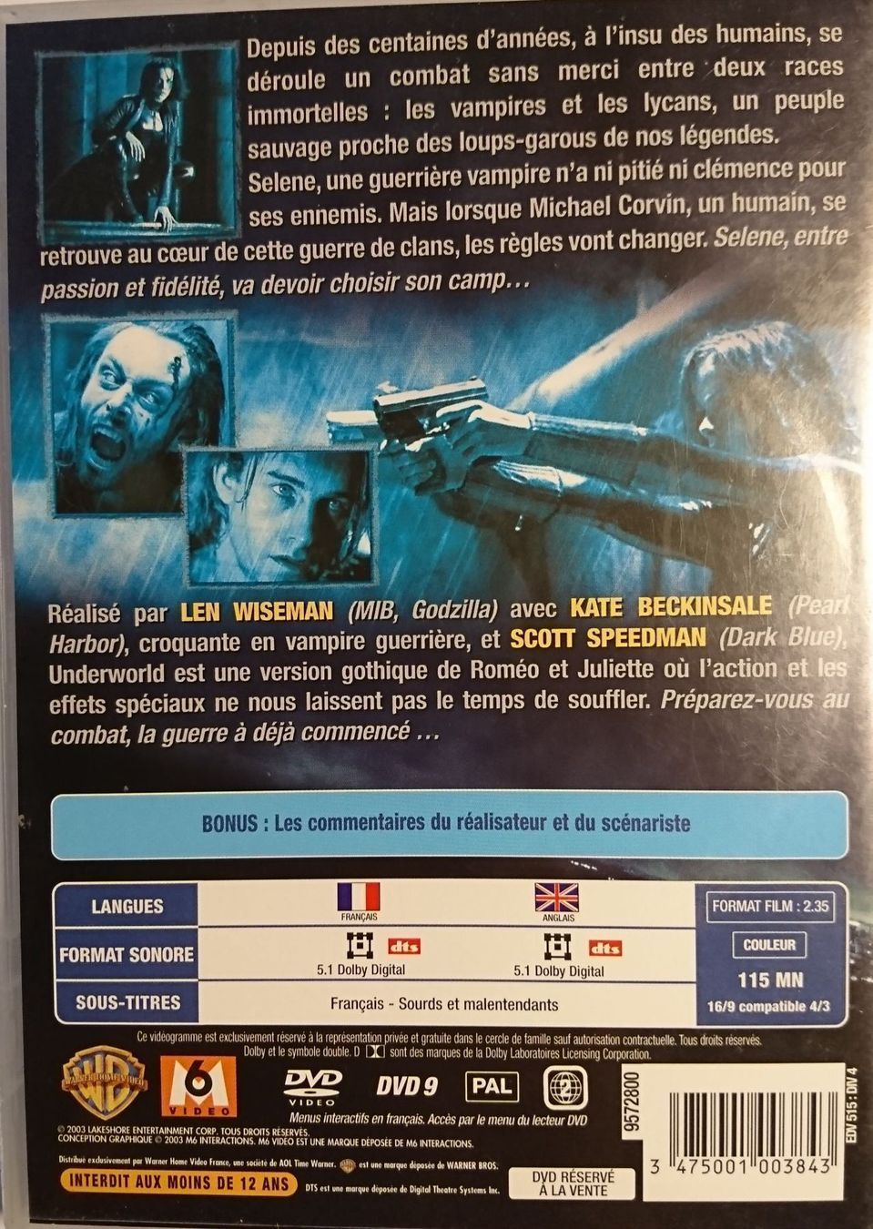 Tous les DVDs: UNDERWORLD – D'occasion à Zürich par Raz88 1