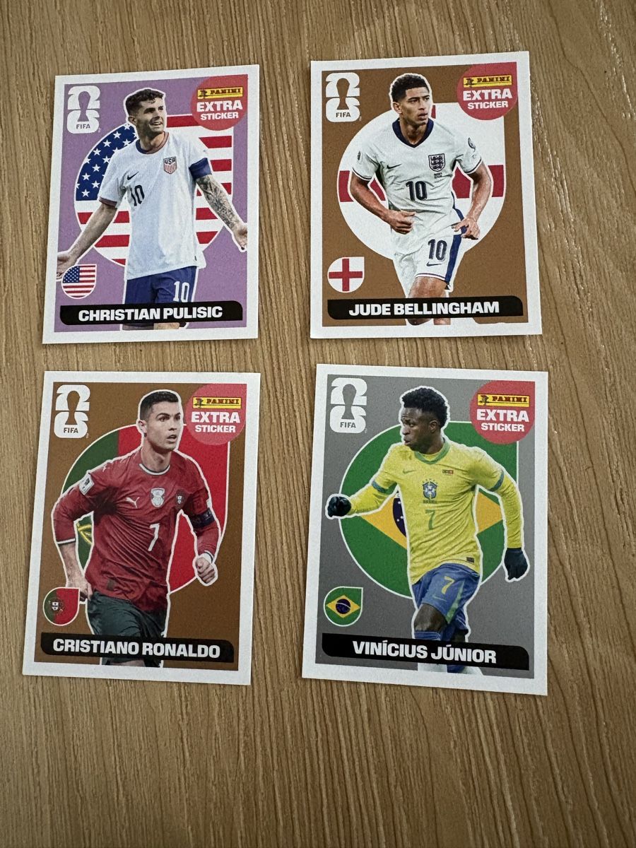 Panini Carte collezionabili: Panini Extra Sticker Pulisic, Ronaldo, Bellingham, Vinicius – Usato da Hendschiken venduto da Hujbe