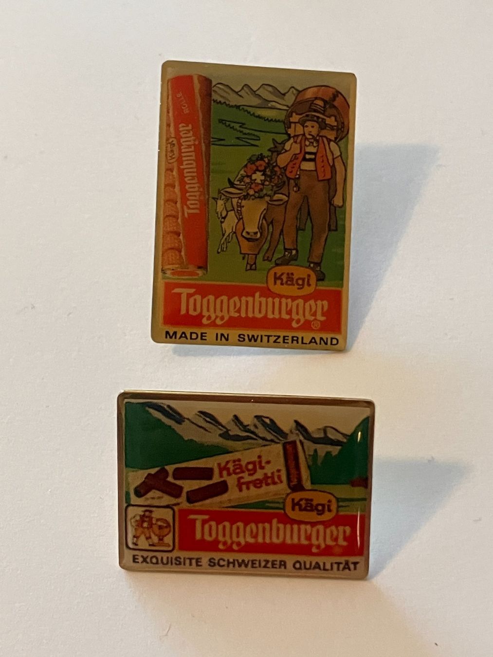 Placchette & Badge: 2 Pin Kägi Toggenburger – Usato da Basel venduto da djwwpp