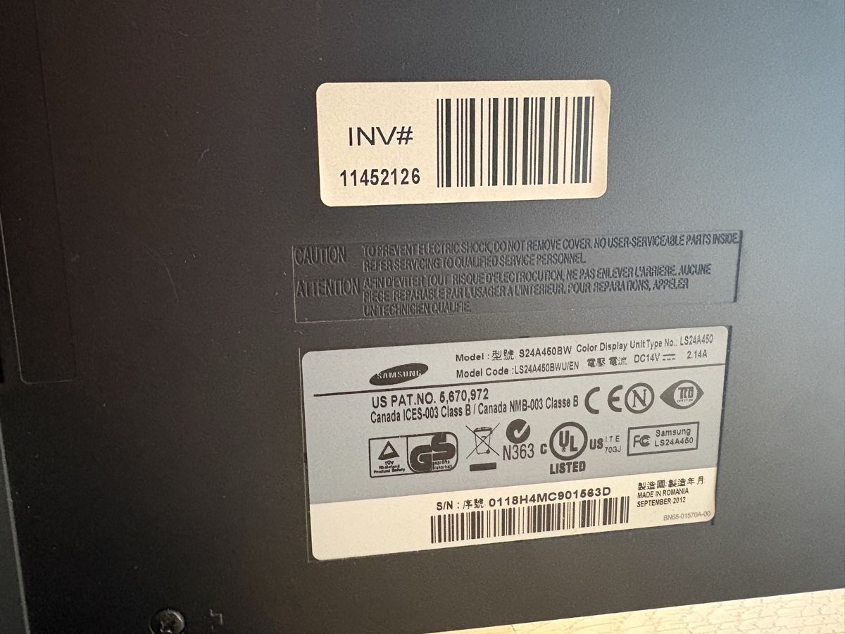 Samsung Monitor: Samsung Monitor – Difettoso da Heimberg venduto da Miicky.s1 7