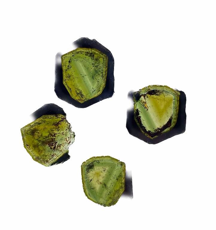 Minerali & Pietre curative: Turmalin Querschnitt – Usato da Arlesheim venduto da Siebenschlaefer7