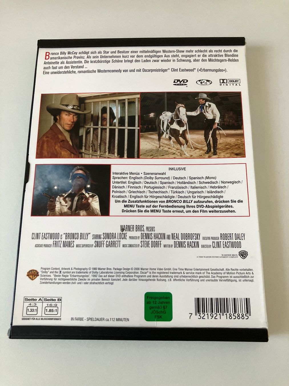 Tutti i DVDs: Bronco Billy (1980) DVD - Clint Eastwood – Usato da Arbon venduto da HelFer01 1