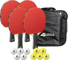 Tischtennis-Set mit 4 Tischtennisschlägern