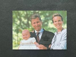 2002  Belgien Königsfamilie Block Erstag (A356)