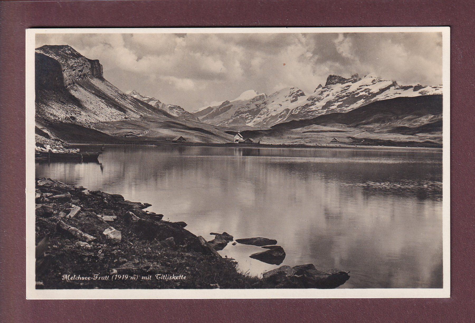 Ansichtskarten: MELCHSEE-FRUTT - Titliskette - 1931 – Gebraucht aus Pully von nicecards