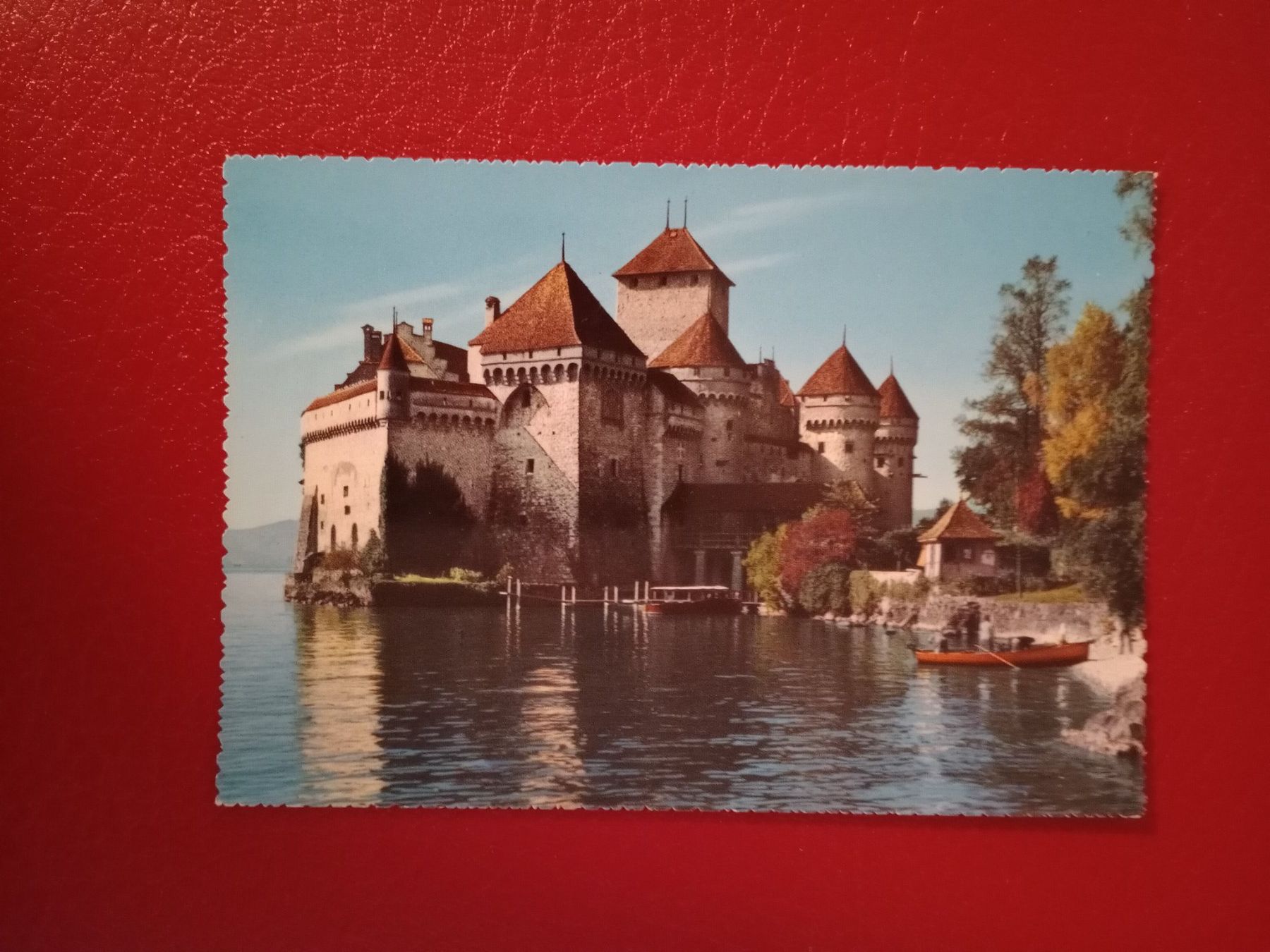 Cartes postales: AK Chateau de Chillon Boote – D'occasion à Küttigen par Melisch1000