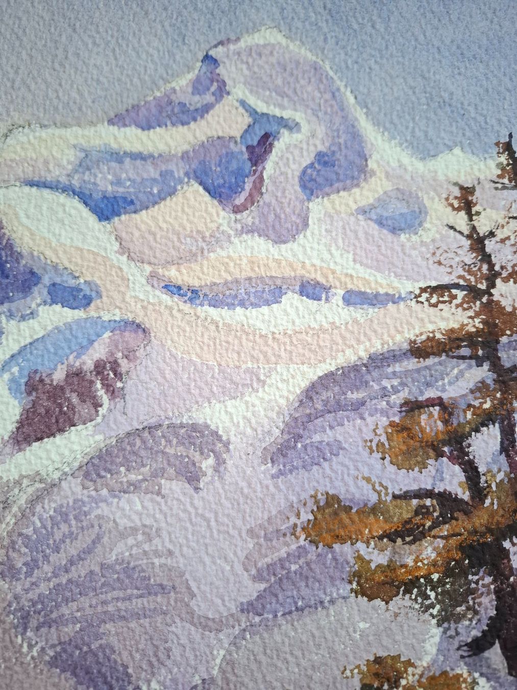 Dipinti: Aquarell Ferdinand Meyer-Streiff Saas Fee Allalinhorn VS – Usato da Rheinfelden venduto da Badelus 7