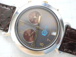 ISANIUM Chronograph 32mm RARE Uhr mit ISA 815 Läuft