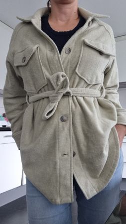 cossac XS S hellgrün Fleecejacke organic cotton