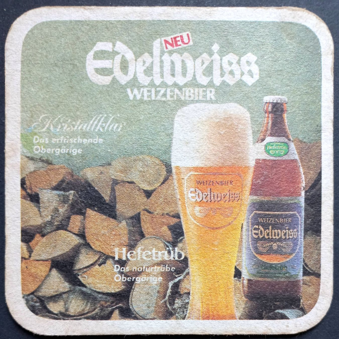 Untersetzer: Bierdeckel - Edelweiss - D – Gebraucht aus Niederuzwil von lubimaja