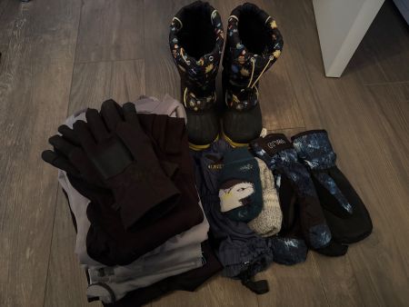 Winterset, Skiunterwäsche, Skihose, Handschuhe Gr. Ca. 134