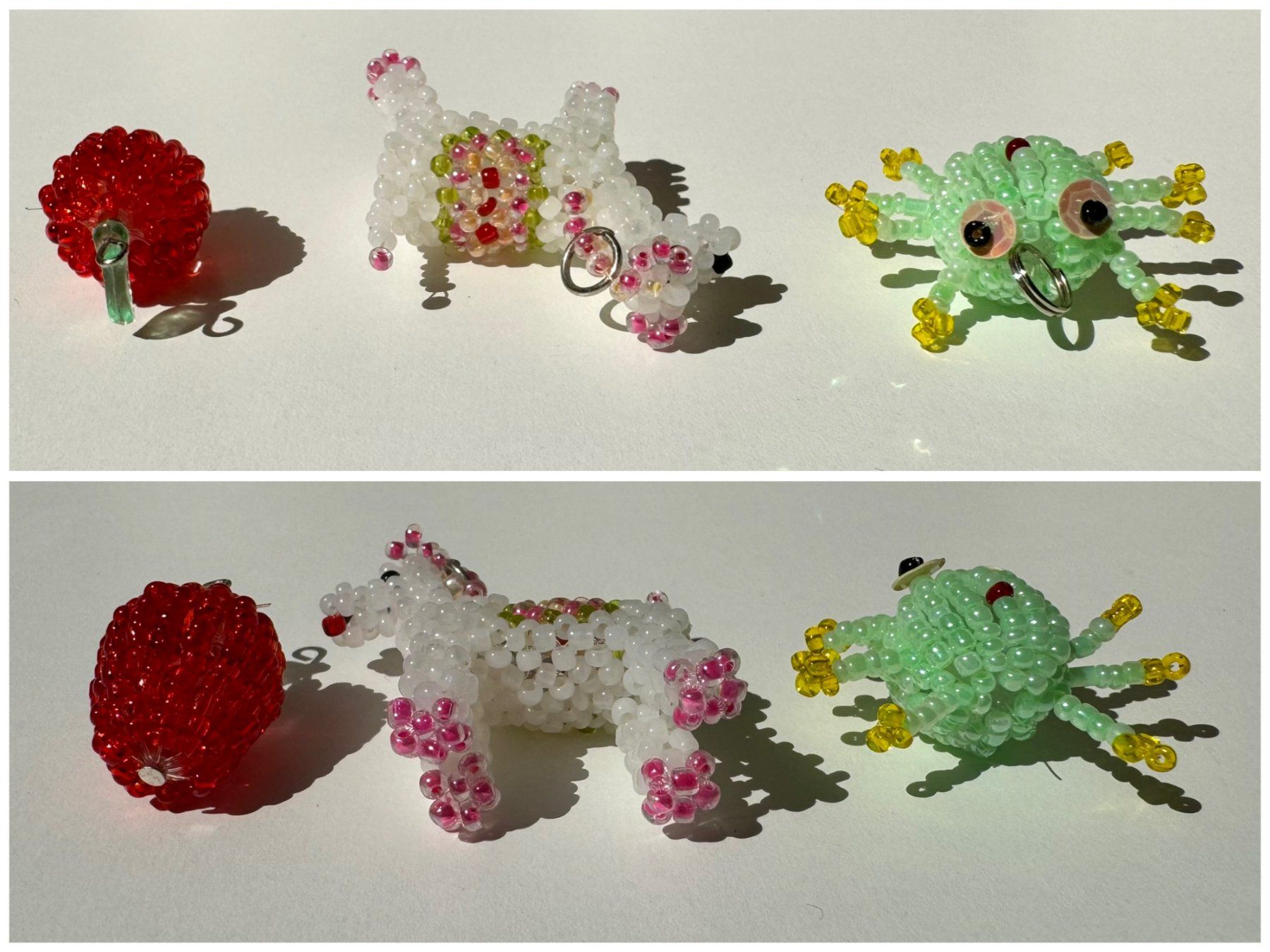 Ciondoli: 3 Pendentifs / Charms en perle de rocaille – Usato da Genève venduto da Reveur 9