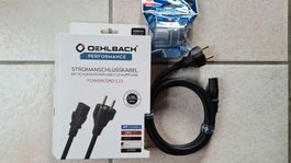 Oehlbach Stromkabel & Fixadapter Schweiz, Top Zustand!