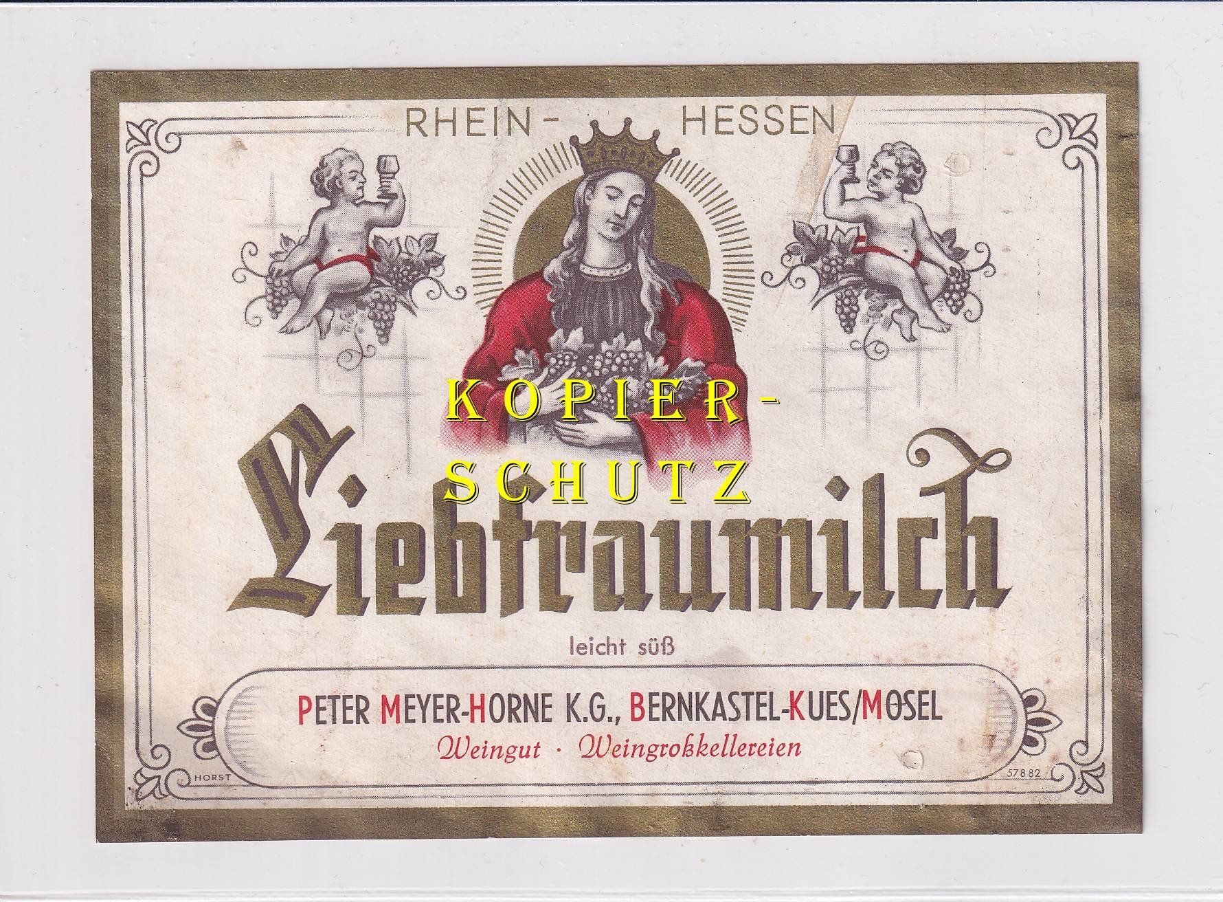 Papier: Etikette - Liebfraumilch /bd – D'occasion à Hombrechtikon par Rudolf07