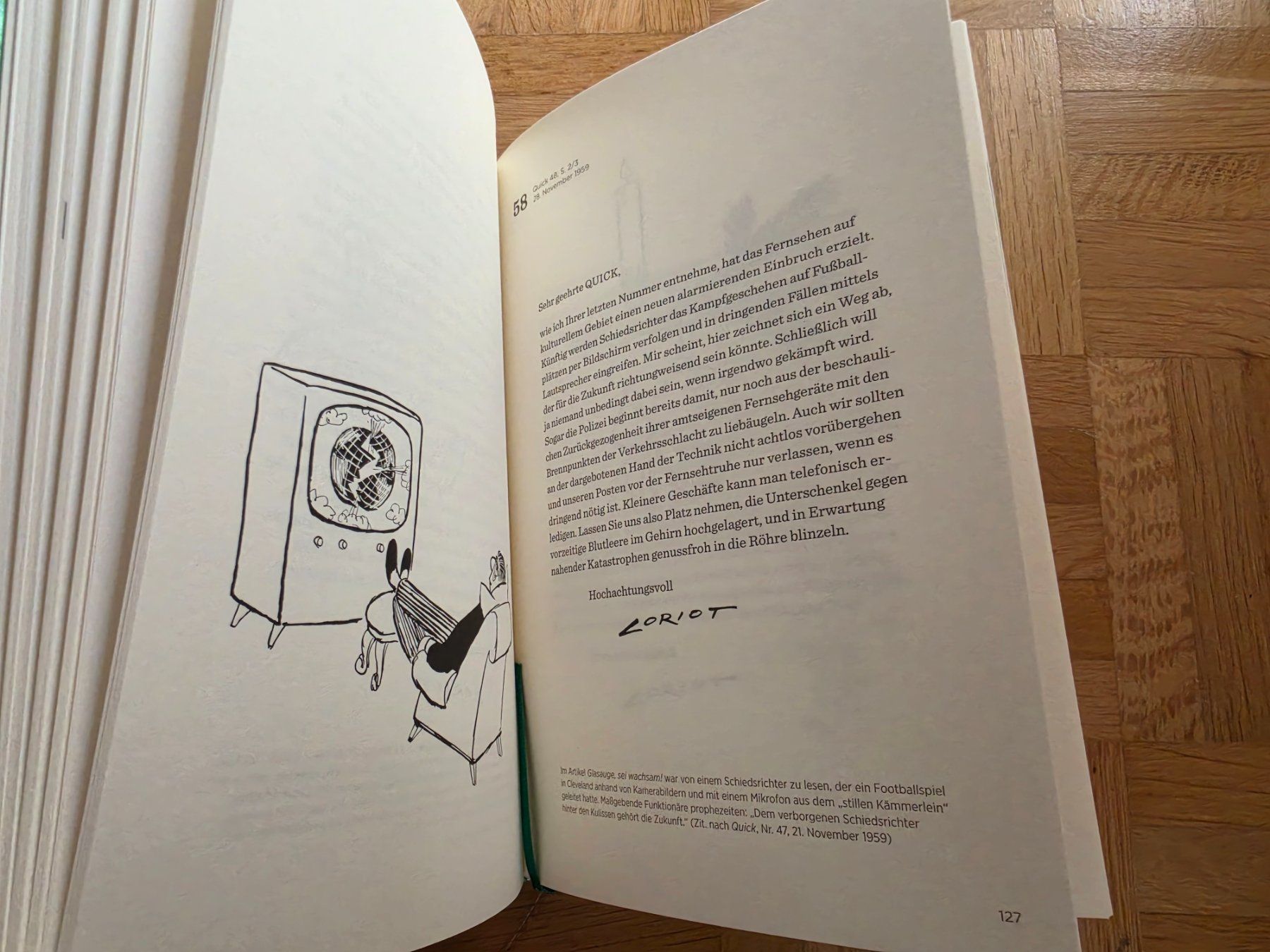 Libri: Loriot - Der ganz offene Brief – Nuovo (secondo la descrizione) da Stäfa venduto da flamingo_17 7