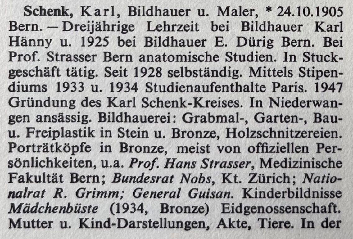 Grafica & Litografie: Schenk Karl (1905-1973) – Usato da Grosshöchstetten venduto da Perle1951 4