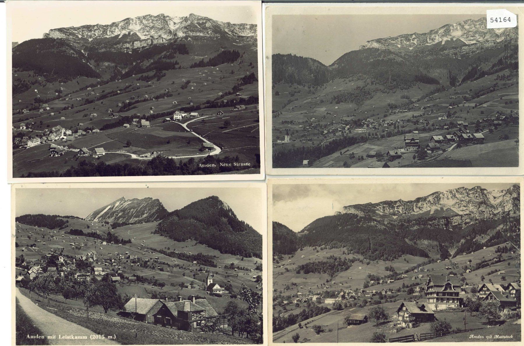 Cartoline postali: 4 AK - Amden – Usato da Ettingen venduto da Kartenplanet