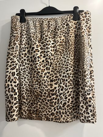 Vintage Leopardenmuster Rock Gr. 44 Biaggini