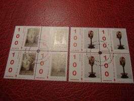 Satz 10 Jahre dada  2016, FDC + Lose Viererblock ET-o