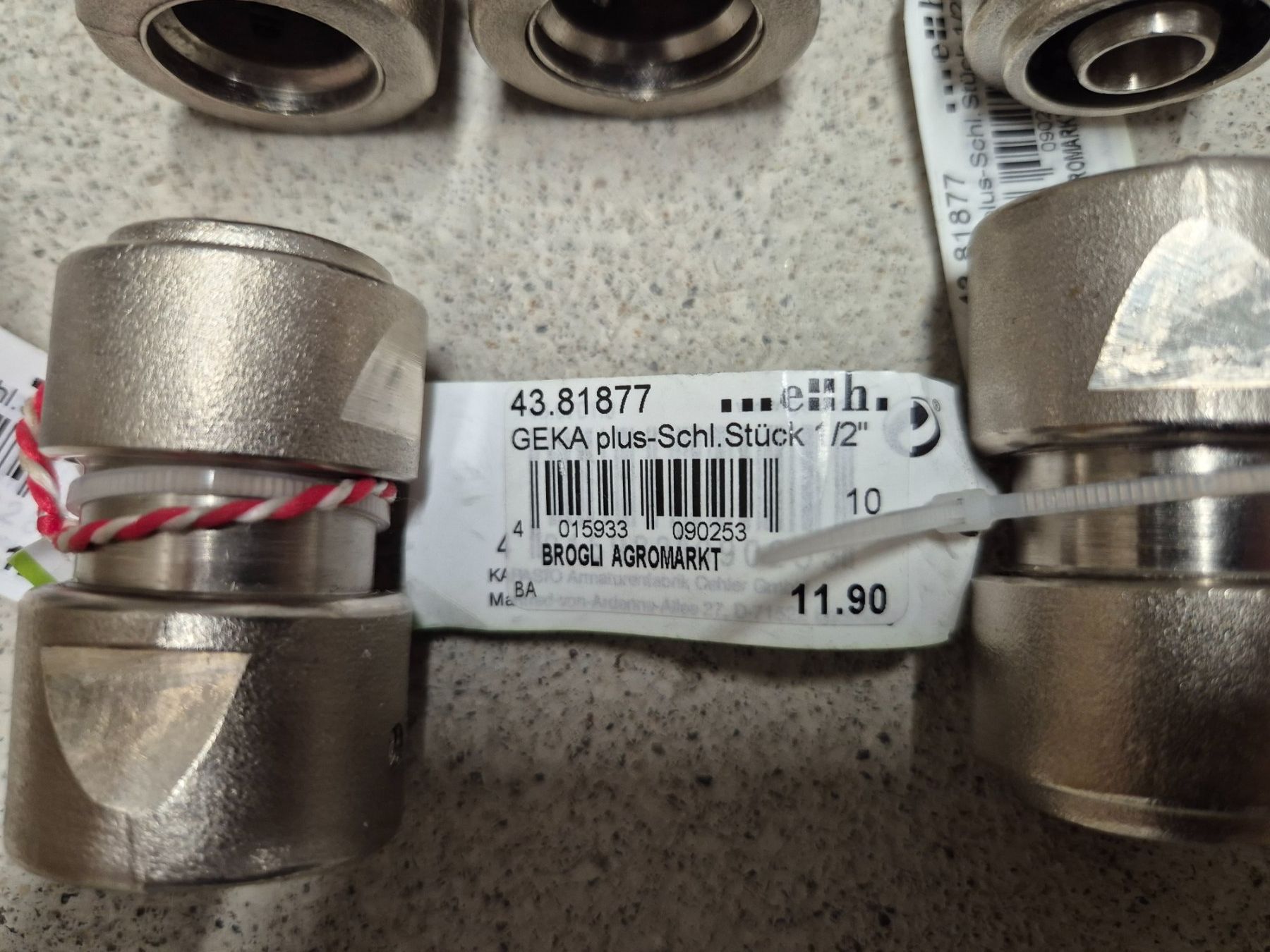 Rubinetteria: 6x GEKA 1/2 13mm – Nuovo e nell'imballaggio originale da Lütisburg- Station venduto da ibanez11 1