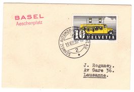 Lettre de BASEL BPA A219 pour Lausanne le 19.VIII.38