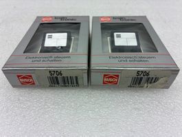 Busch 5706 train tronic: 2x Ein-/Ausschalter - spurneutral