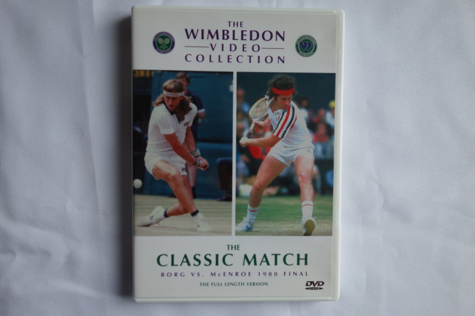 Tutti i DVDs: The Wimbledon Borg vs. McEnroe 1980 Final - Gratis Versand ! – Usato da Luzern venduto da ron_35