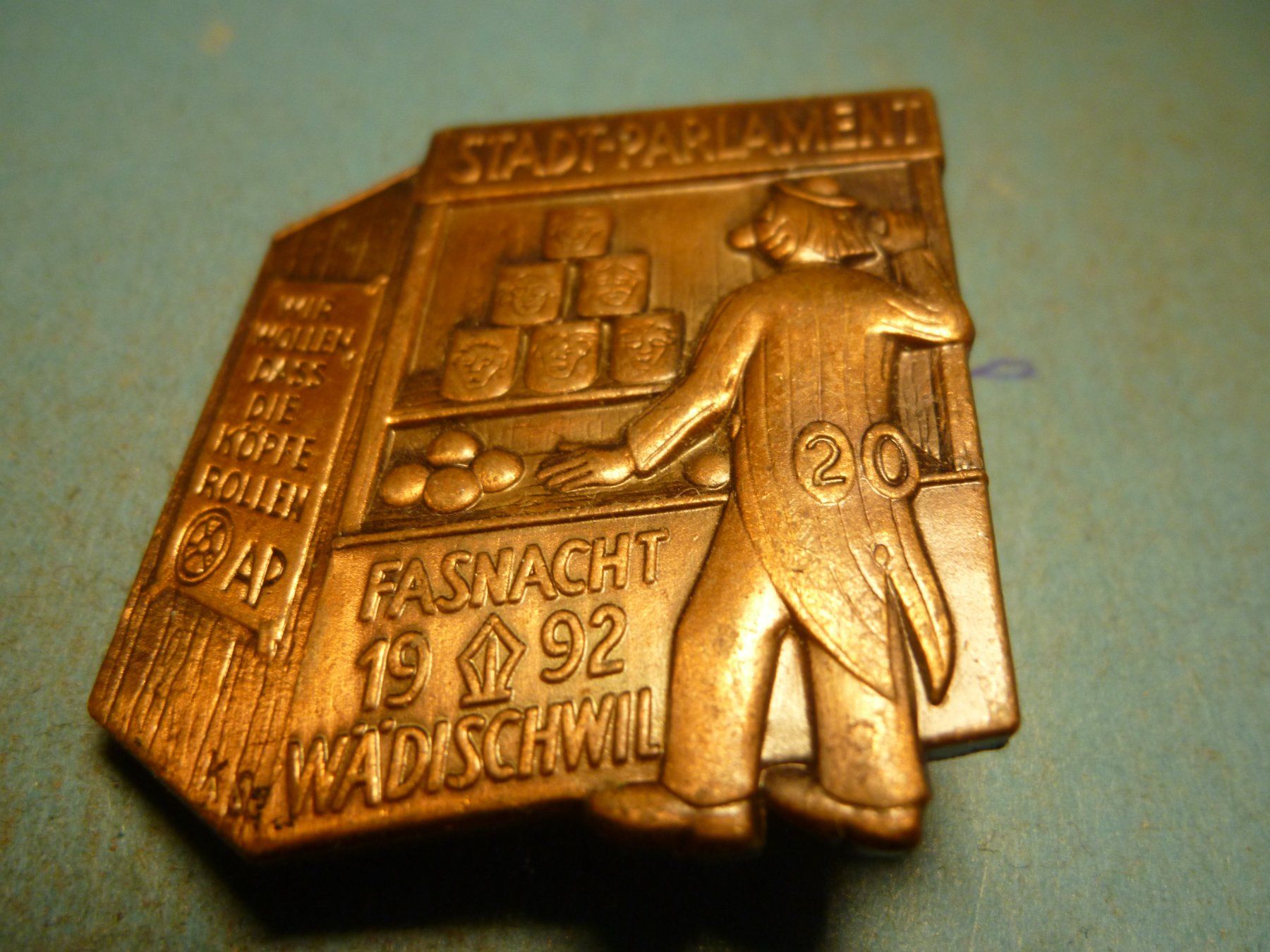 Placchette & Badge: WÄDISCHWIL 1992 BRONZE – Usato da Ried (Muotathal) venduto da Mandarin02