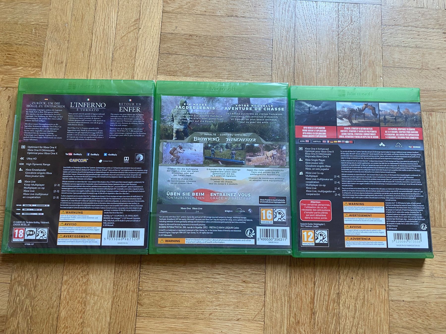 Giochi: Xbox One: Devil May Cry 5, Generation Zero, Hunting Sim – Usato da Adliswil venduto da synchrot 1