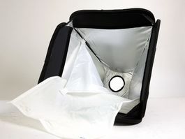 Lastolite Softbox (silber) für mobile Blitzgeräte
