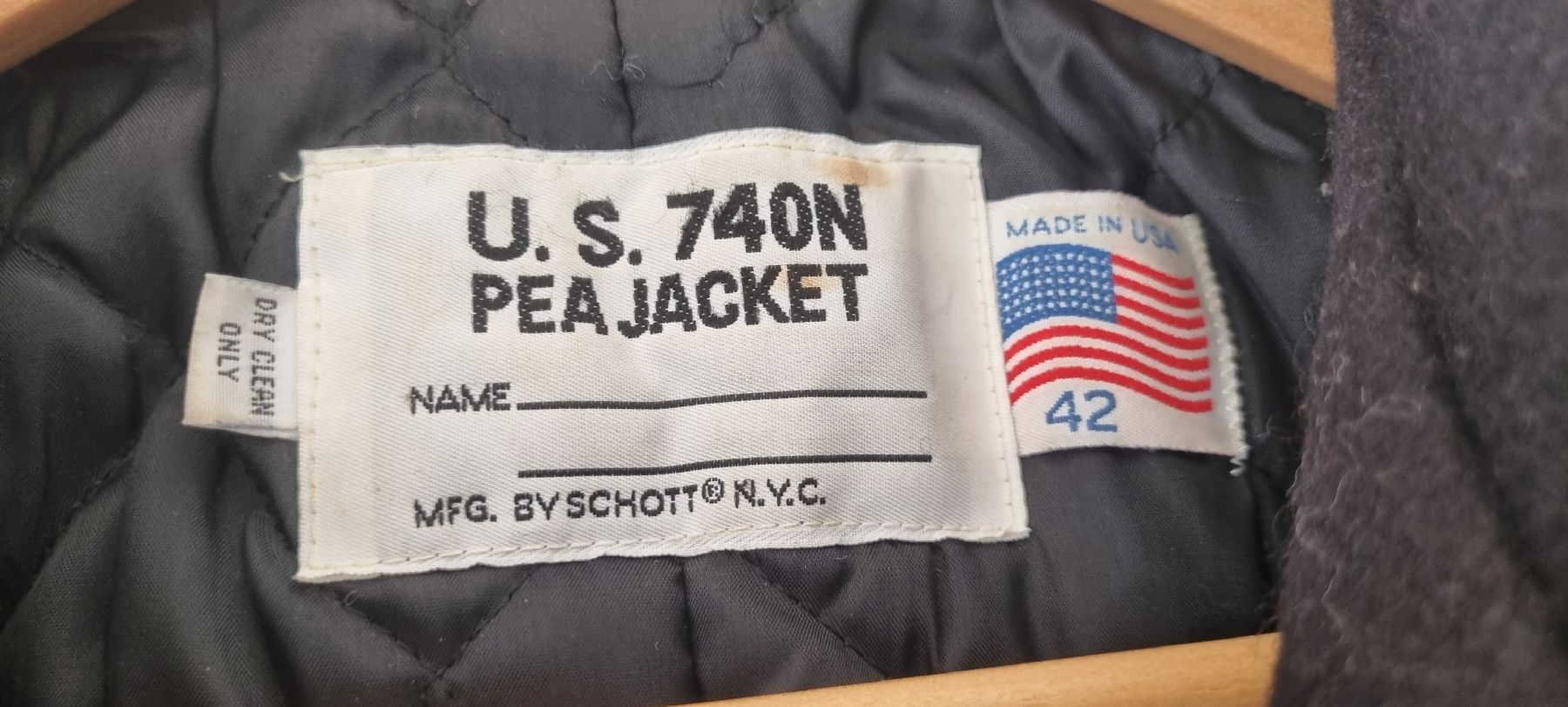 Schott Cappotti: Peacoat Schott 740N – Usato da Sion venduto da straightedger 4