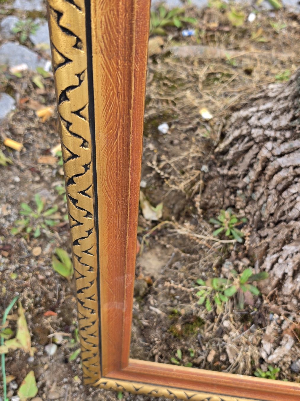 Cadres de tableaux: Bilderrahmen Gold  Holz neuwertig.  – D'occasion à Mettlen par elios0888 4