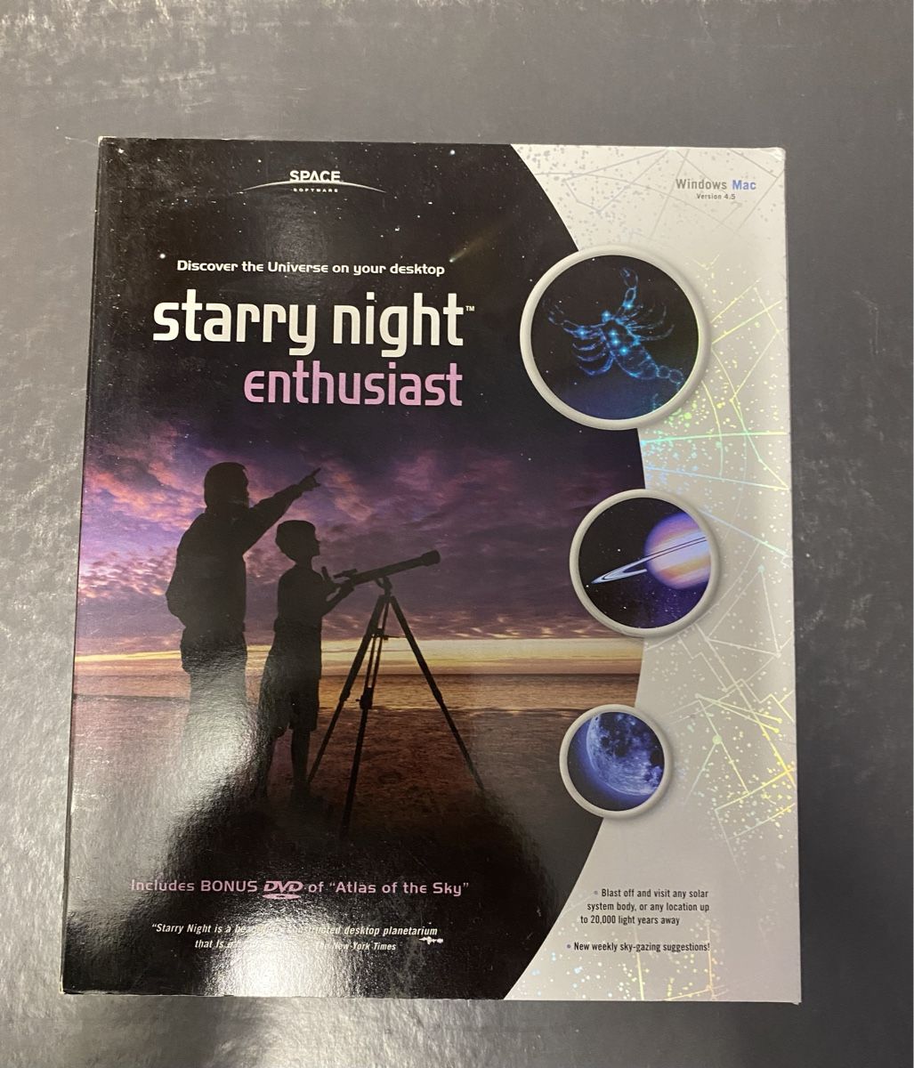 Software: Starry Night Enthusiast Software - NEU – Nuovo e nell'imballaggio originale da Basel venduto da spider-loc