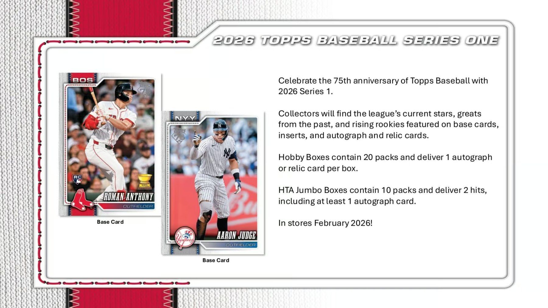 MLB Carte collezionabili: 2026 Topps Series 1 Baseball Hobby Box – Nuovo e nell'imballaggio originale da Magden venduto da CHSportscardsCol. 2