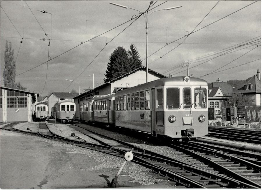 Cartoline postali: BTB Birsigtalbahn in Oberwil, nach Basel – Usato da Frauenfeld venduto da POML