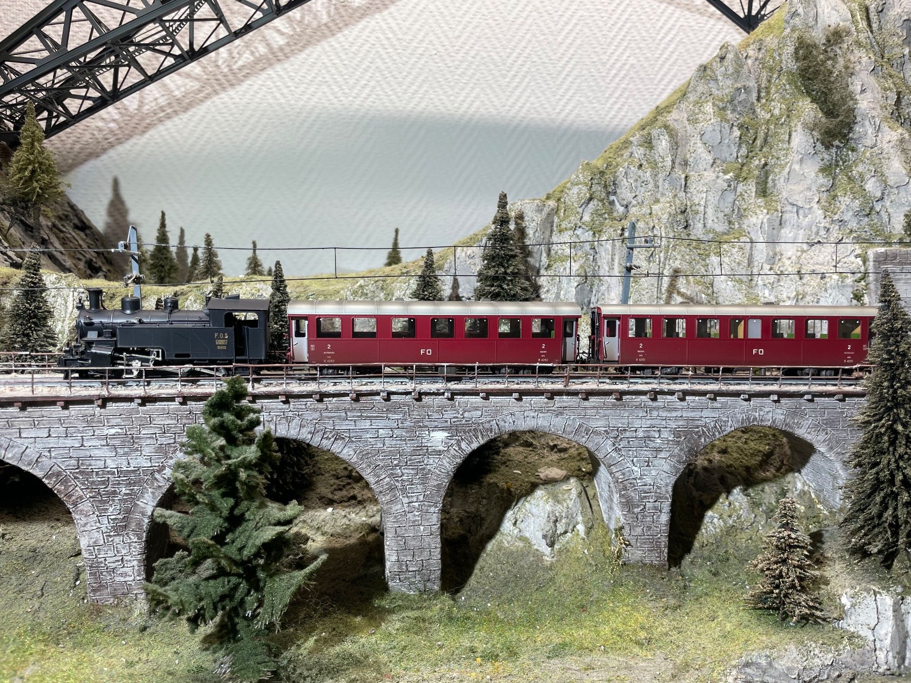 Ferro-suisse Modellini di ferrovie: Ferro Suisse- FO - Set- 3- teilig – Usato da Krummenau venduto da ferrotech