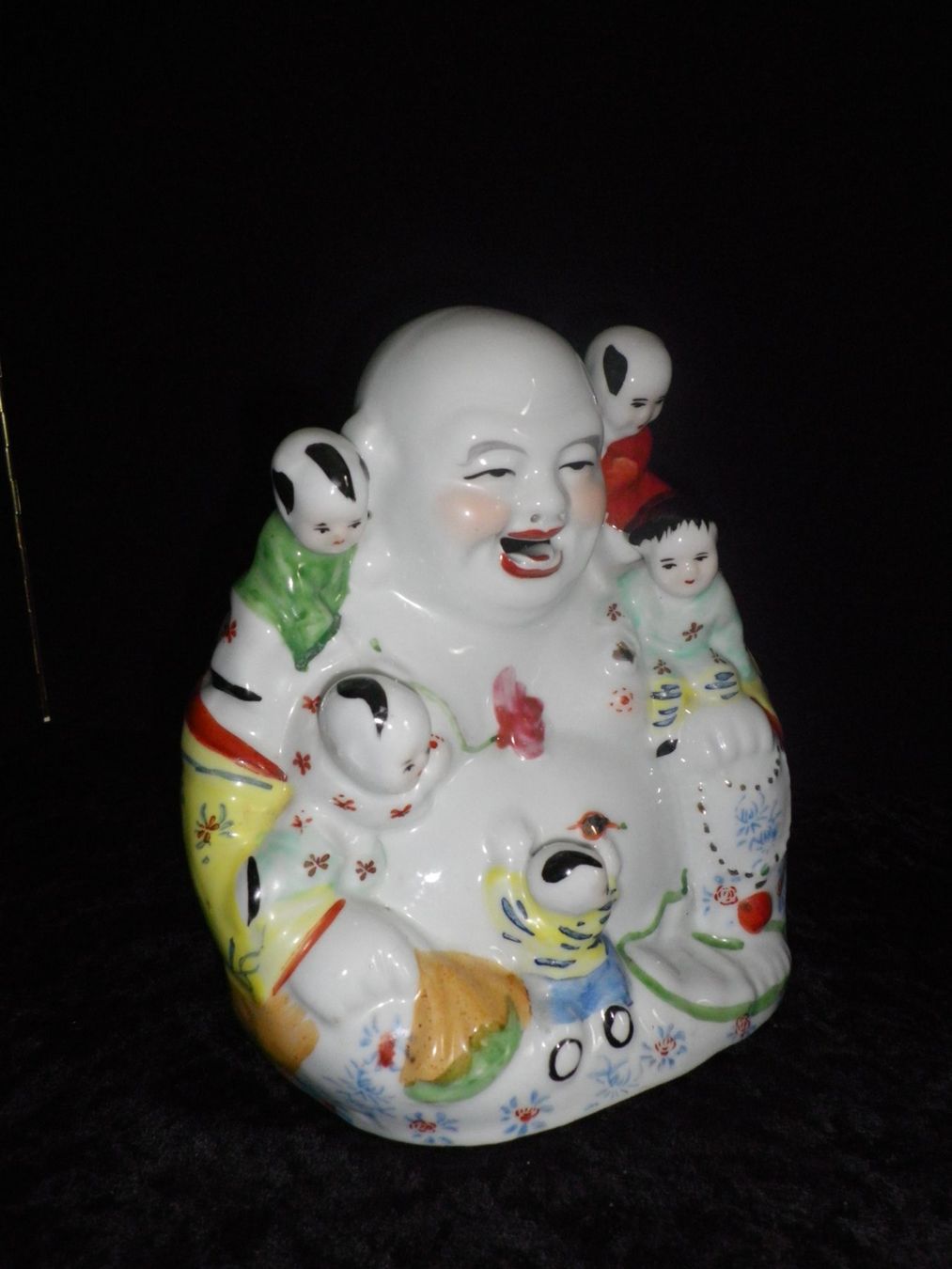 Statuette: Grosser Buddha  mit Kindern – Usato da Reinach BL venduto da Annodomini 2