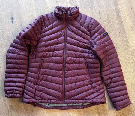 Forclaz Daunenjacke weinrot Grösse XL sehr guter Zustand
