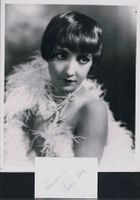 Bessie Love 1898-1986 Autogramm signiert Karte mit Foto